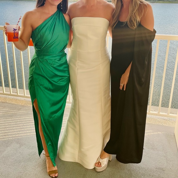 Amsale Jaylin Bridesmaid Dress in Ivory from Bella Bridesmaids - Picture 4 of 4